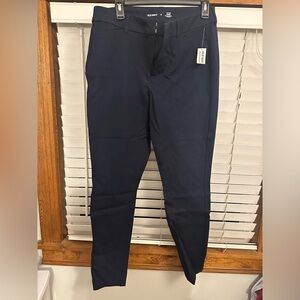 Old Navy, navy blue straight leg leggings. Size 12.